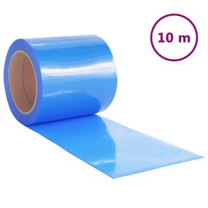 vidaXL Z&aacute;věs do dveř&iacute; modr&yacute; 200 mm x 1,6 mm 10 m PVC