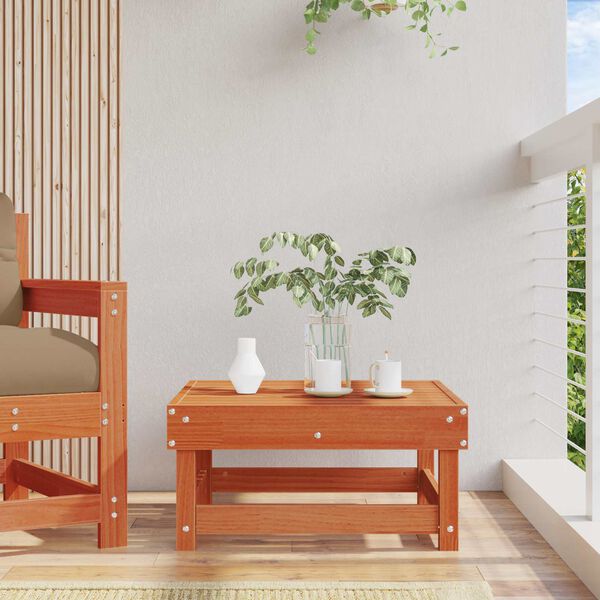 Podnožka do zahrady Masivn&iacute; borovice Voskově Hněd&aacute; 61 x 60,5 x 30 cm