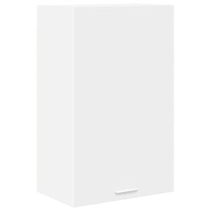 vidaXL Z&aacute;věsn&aacute; skř&iacute;ňka se dveřmi B&iacute;l&aacute; 50 x 31 x 80 cm kompozitn&iacute; dřevo