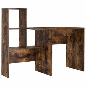 vidaXL Stůl Kouřov&yacute; dub Kompozitn&iacute; dřevo 131,5 x 50 x 106,5 cm