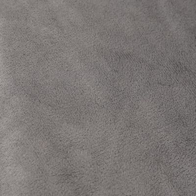 vidaXL Zátěžová deka s povlečením šedá 135 x 200 cm 10 kg textil