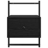 vidaXL Nočn&iacute; skř&iacute;ňka Čern&yacute; dub 35 x 30 x 51 cm kompozitn&iacute; dřevo