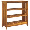 vidaXL Zahradn&iacute; skř&iacute;ň Př&iacute;rodn&iacute; 90 x 40 x 90cm Masivn&iacute; ak&aacute;tov&eacute; dřevo