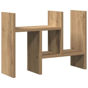 vidaXL Organiz&eacute;r na stůl Dub artisan 50 x 15,5 x 35,5 cm