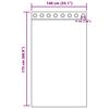vidaXL Zatemňovac&iacute; z&aacute;věsy 2 pcs Světle &scaron;ed&aacute; 140 x 175 cm samet