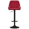 vidaXL Barové židle 2 ks vínové samet