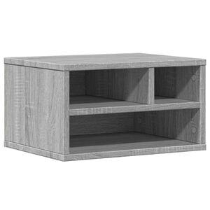 vidaXL Stojan na tisk&aacute;rnu &scaron;ed&yacute; sonoma 40x32x22,5 cm kompozitn&iacute; dřevo