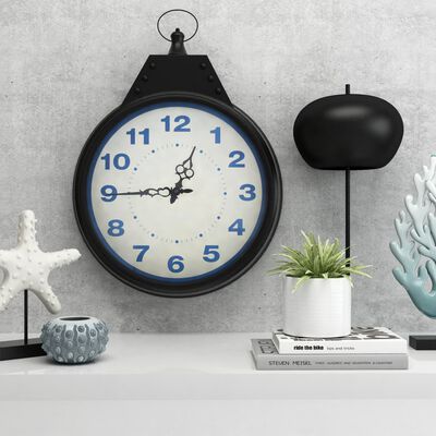vidaXL Nástěnné hodiny vintage 40 cm
