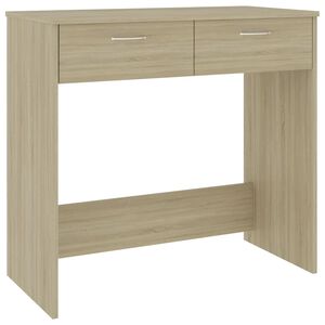 vidaXL Psac&iacute; stůl dub sonoma 80 x 40 x 75 cm kompozitn&iacute; dřevo