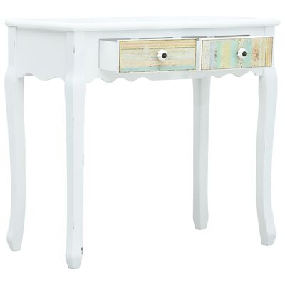vidaXL Konzolový stolek bílý 80 x 40 x 74 cm dřevo