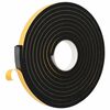 vidaXL Samolepic&iacute; pěnov&aacute; p&aacute;ska 20 ks Čern&aacute; 20mm x 5m Pěna CR