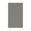 vidaXL Plisovan&aacute; roleta antracitov&aacute; 80x100 cm &Scaron;&iacute;řka l&aacute;tky 79,4 cm