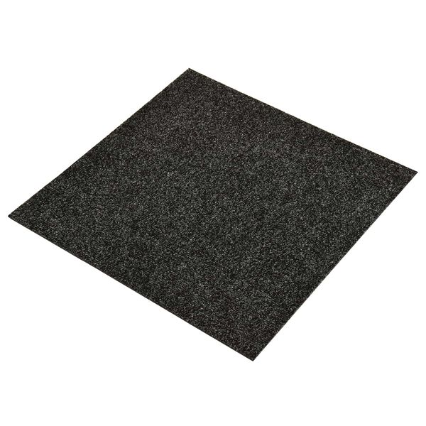 vidaXL Koberec 20 pcs Čern&aacute; 50 x 50 x 0,5 cm Živice