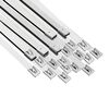 vidaXL Kabelov&aacute; vazba 25 ks 7,9 x 350 mm Stř&iacute;brn&aacute;