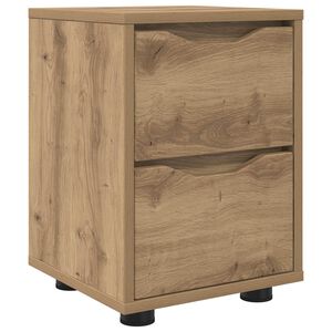 vidaXL Nočn&iacute; stolek Artisanov&yacute; dub 30,5 x 30 x 43 cm kompozitn&iacute; dřevo