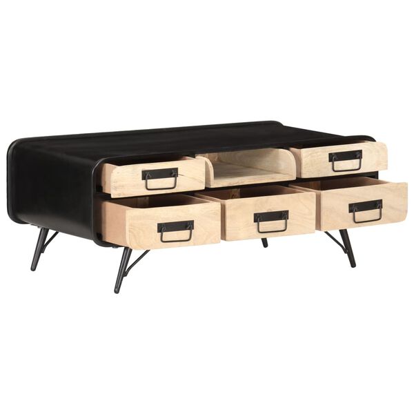 vidaXL Konferenční stolek 100 x 50 x 40 cm masivní mangovníkové dřevo