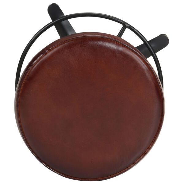 vidaXL Barov&eacute; stoličky 2 ks 76 cm prav&aacute; kůže