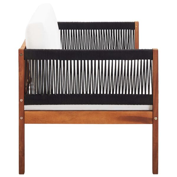 vidaXL Zahradní pohovka dvoumístná masivní akáciové dřevo