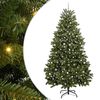 vidaXL Uměl&yacute; v&aacute;nočn&iacute; stromeček 300 cm 300 LED Tepl&aacute; b&iacute;l&aacute; PVC a ocel
