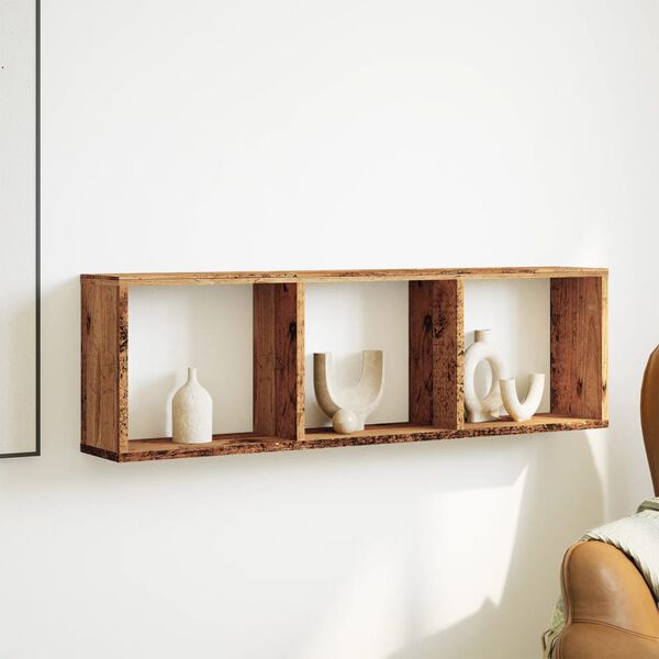 vidaXL N&aacute;stěnn&aacute; skř&iacute;ňka 100 x 16 x 30 cm old wood kompozitn&iacute; dřevo