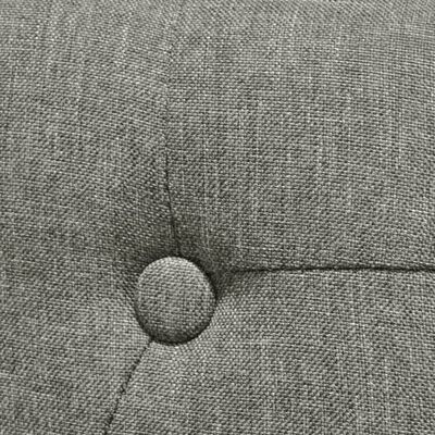 vidaXL Jídelní židle 4 ks šedé textil