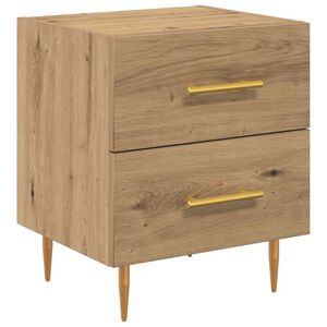 vidaXL Nočn&iacute; skř&iacute;ňka Artisanov&yacute; dub 40 x 35 x 47,5 cm Kompozitn&iacute; dřevo