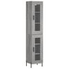 vidaXL Skř&iacute;ň highboard &scaron;ed&aacute; sonoma 34,5 x 34 x 180 cm kompozitn&iacute; dřevo