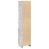 vidaXL Highboard Concrete Grey 37,5x35x180 cm Dřevěná konstrukce