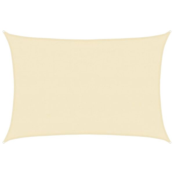 vidaXL Plachta proti slunci 160 g/m&sup2; kr&eacute;mov&aacute; 4 x 5 m HDPE