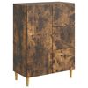 vidaXL Serv&iacute;rovac&iacute; skř&iacute;ň se z&aacute;suvkou Kouřov&yacute; dub 66 x 34,5 x 90 cm