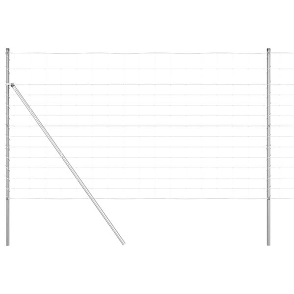 vidaXL Plotov&yacute; sloupek. Pozinkovan&yacute; 50 x 1,4 m Ocel