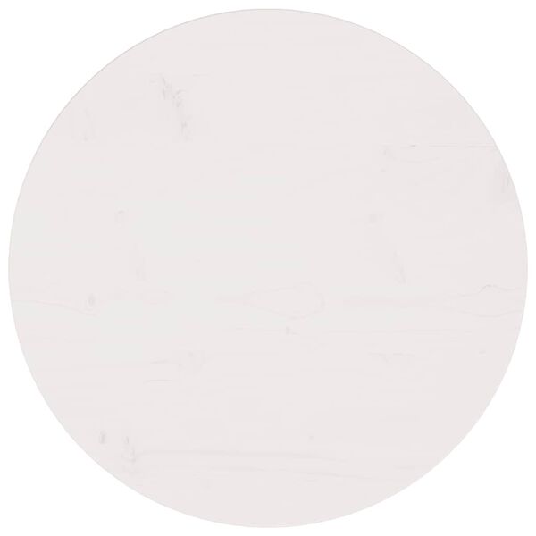 vidaXL Stoln&iacute; deska b&iacute;l&aacute; &Oslash; 60 x 2,5 cm masivn&iacute; borov&eacute; dřevo
