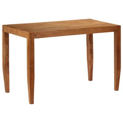 vidaXL Jídelní stůl z masivního akáciového dřeva 120x60x78 cm hnědý