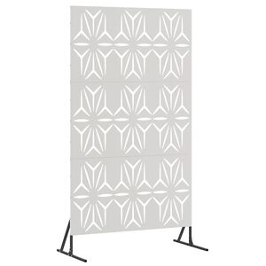 vidaXL Obrazovka pro soukrom&iacute; 100 x 50 x 180 cm Nerezov&aacute; ocel Stř&iacute;brn&aacute;