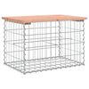 vidaXL Zahradn&iacute; lavice gabionov&yacute; design 63x44x42 cm masivn&iacute; douglaska