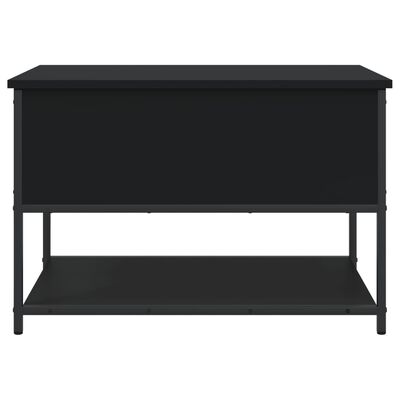 vidaXL Úložná lavice černá 70 x 42,5 x 47 cm kompozitní dřevo