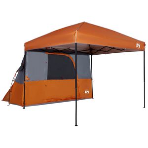 vidaXL Sada Camping Stanů se střechou 2 pcs Oranžov&aacute; Taffeta a Tkanina