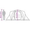 vidaXL Rodinn&yacute; stan kopule pro 6 osob mask&aacute;čov&yacute; nepromokav&yacute;