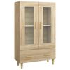 vidaXL Komoda dub sonoma 70 x 31 x 115 cm kompozitn&iacute; dřevo