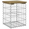 vidaXL Zahradn&iacute; lavice gabionov&yacute; design 33 x 31 x 42 cm borov&eacute; dřevo