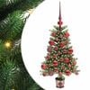 vidaXL V&aacute;nočn&iacute; stromeček s 150 LED diodami s stojanem Zelen&aacute; 65 cm PE
