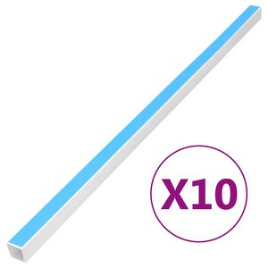vidaXL Kabelov&aacute; li&scaron;ta samolepic&iacute; 10 x 10 mm 10 m PVC