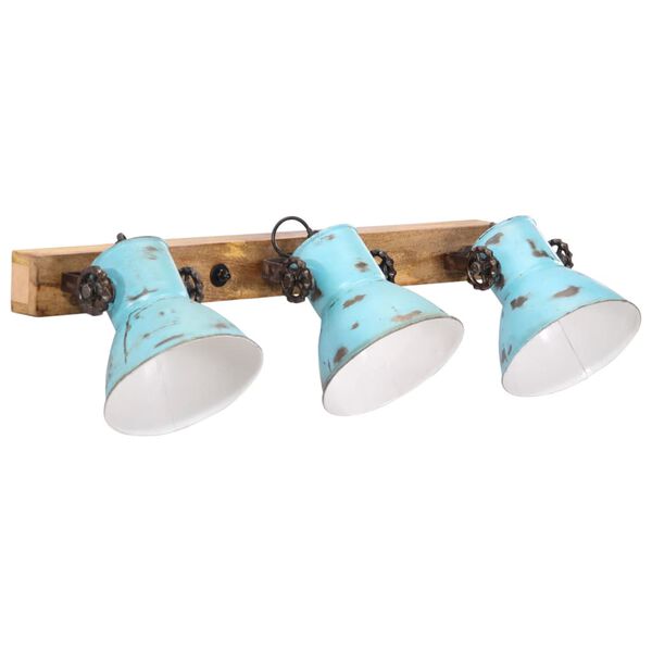 vidaXL N&aacute;stěnn&eacute; sv&iacute;tidlo 25 W modr&aacute; patina 65 x 25 cm E27