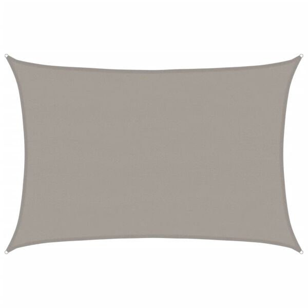 vidaXL Plachta proti slunci 160 g/m&sup2; obd&eacute;ln&iacute;k světle &scaron;ed&aacute; 5 x 7 m HDPE