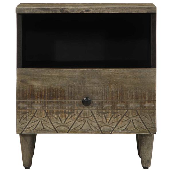 vidaXL Nočn&iacute; stolky 2 ks světle &scaron;ed&aacute; 40x33x46 cm masivn&iacute; mangovn&iacute;k