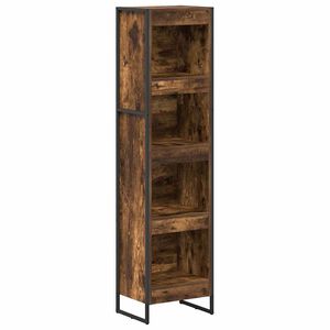 vidaXL Knihovna 40 x 30 x 155 cm Kompozitn&iacute; dřevo Kouřov&yacute; dub