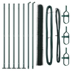 vidaXL Plotov&yacute; sloupek. Zelen&aacute;