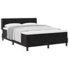 vidaXL Postel s boxspringem s čelo Čern&yacute; 190 x 140 cm samet