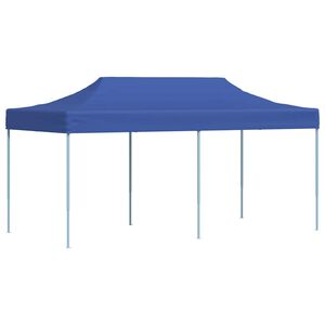 vidaXL Rozkl&aacute;dac&iacute; stan nůžkov&yacute; 3 x 6 m modr&yacute;