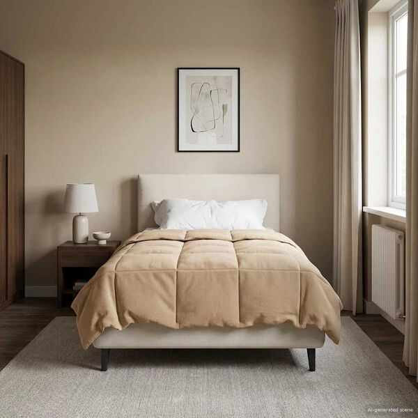 vidaXL Zimn&iacute; přikr&yacute;vka &Scaron;něrov&aacute;n Růžov&aacute; 155 x 220 cm Mikrovl&aacute;kno